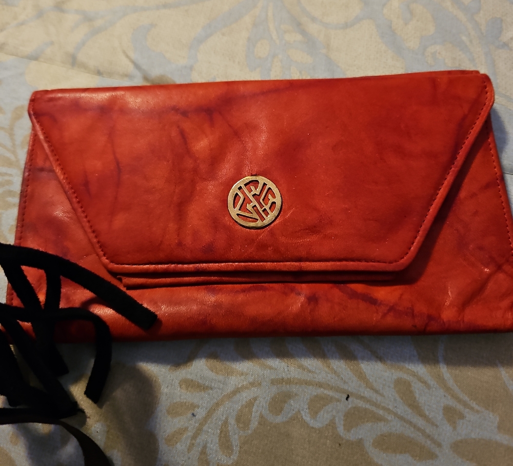 Buxton Vibrant Red Clutch